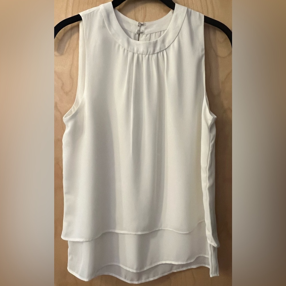 J.CREW RECYCLED POLY DRAPEY TOP